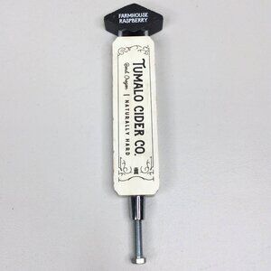 Tumalo Cider Co Farmhouse Raspberry Tap Handle Bend Oregon 9.5" Tall